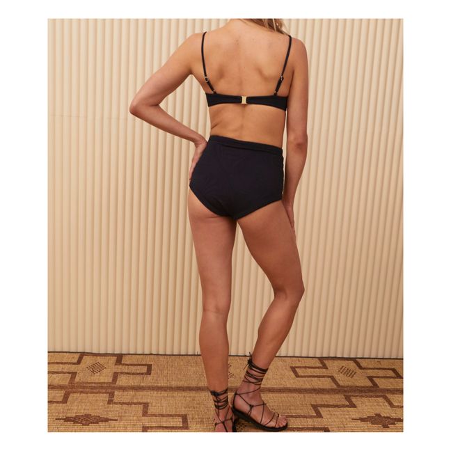 Top Bikini Apollo Texture | Nero