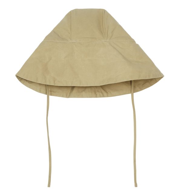 Drawstring Rain Hat | Beige