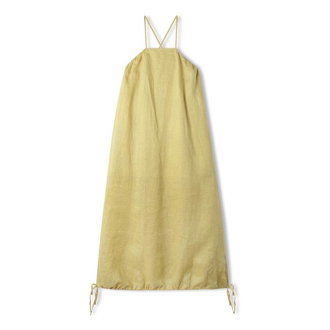 Kleid Citrus Leinen | Gelb