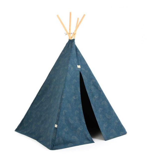 Tipi Phoenix Bubble aus Baumwolle  | Nachtblau
