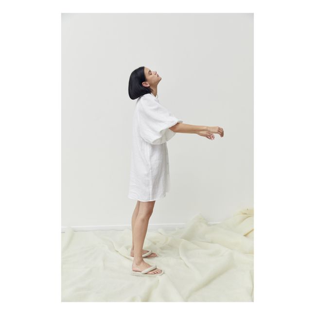Robe The Raglan Lin | Blanc