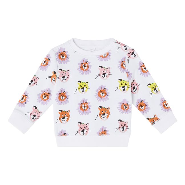 Sudadera Guepardo | Blanco