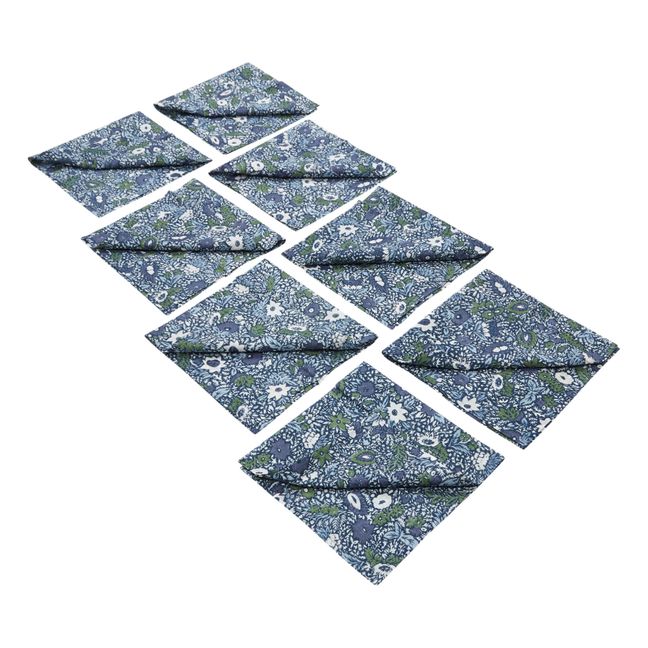 Serviettes de table Victoria en coton - Set de 8 | Multicolore