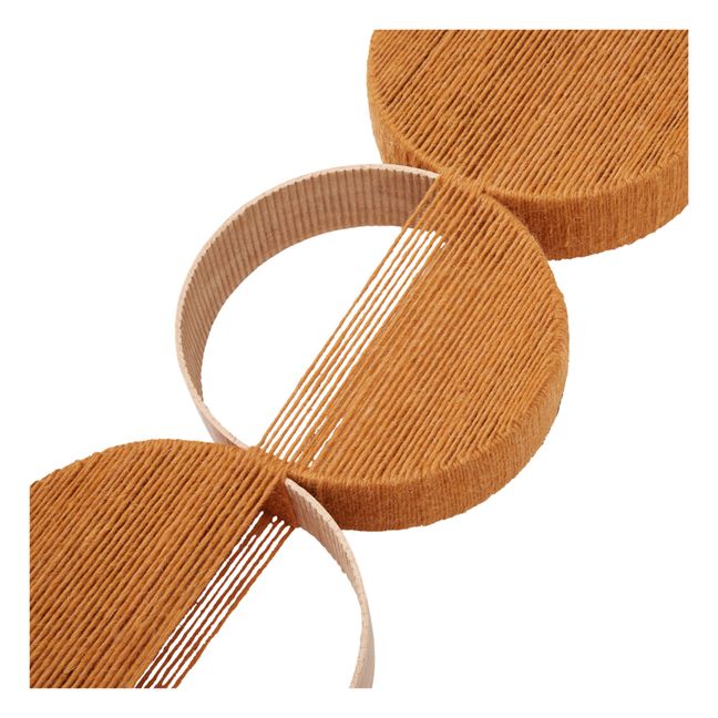 Decoración de pared: Loops Triodemi - 22 cm | Crudo