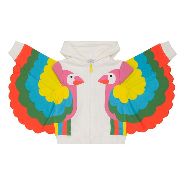 Parrot Jersey Zip-up Sweater | Seidenfarben