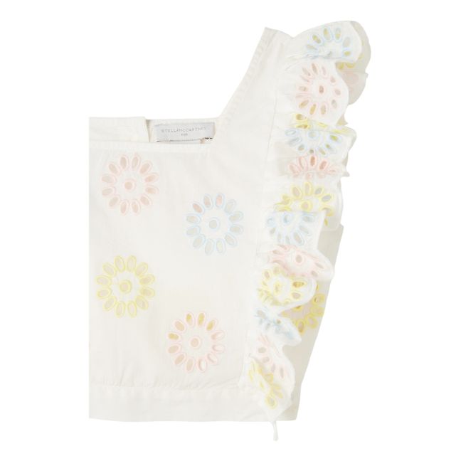 Top Cropped  Fleurs | Ecru