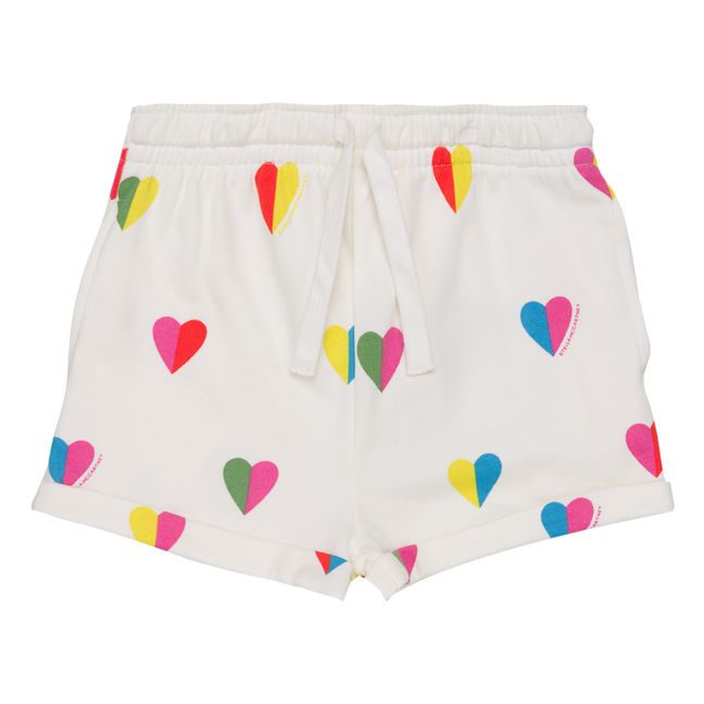 Shorts Jersey Herzen | Seidenfarben