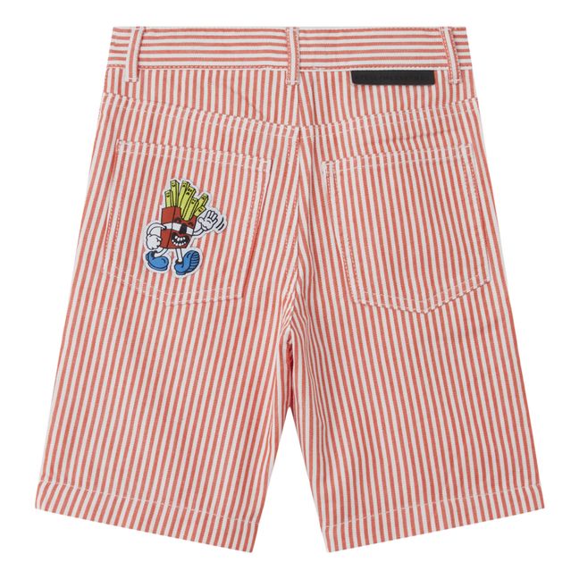 Striped Shorts | Red