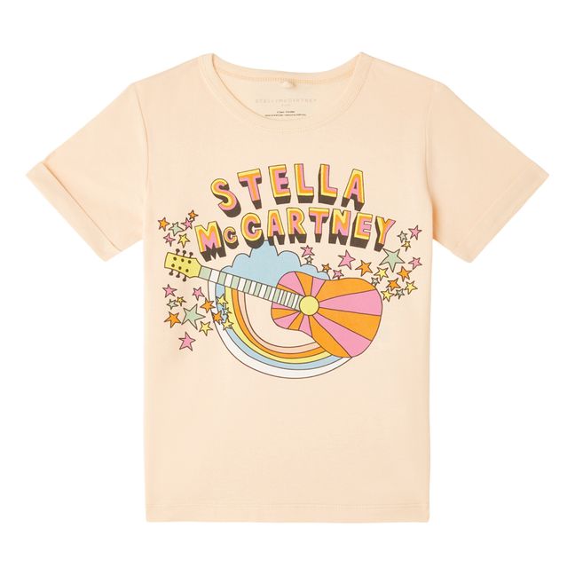 Camiseta Guitarra | Rosa Melocotón