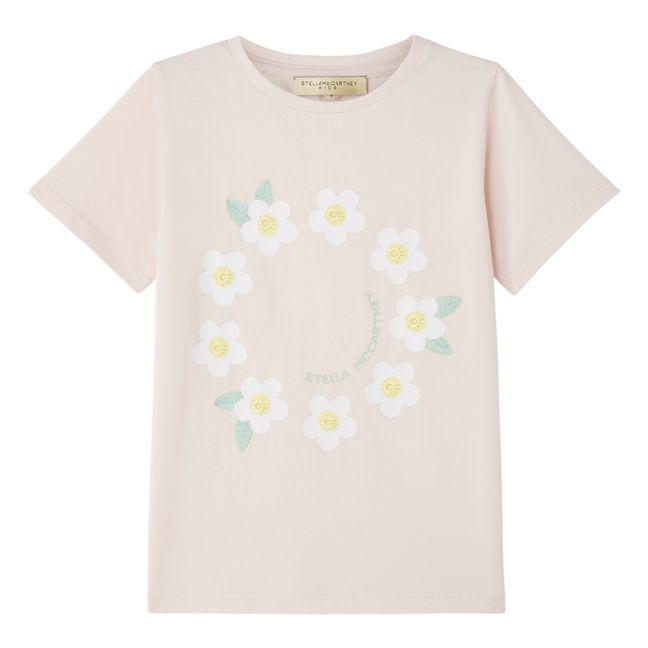T-Shirt Marguerite | Rose pâle