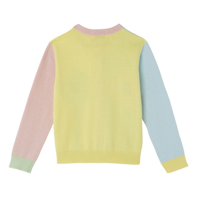 Cardigan à Fleurs | Rose pâle