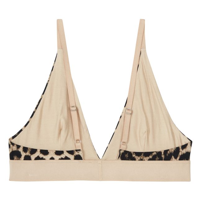 Soutien-Gorge Triangle Bamboo Lyocell | Leopard