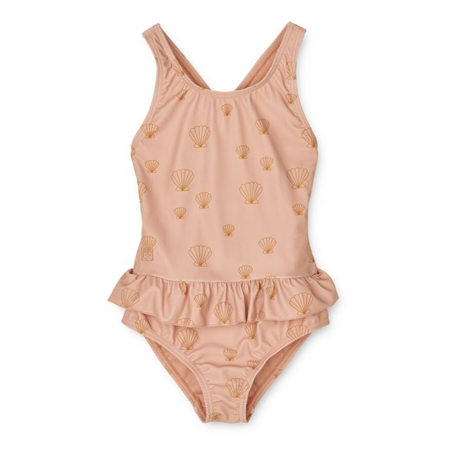 Amara Recycled Material One-piece Swimsuit | Dusty Pink