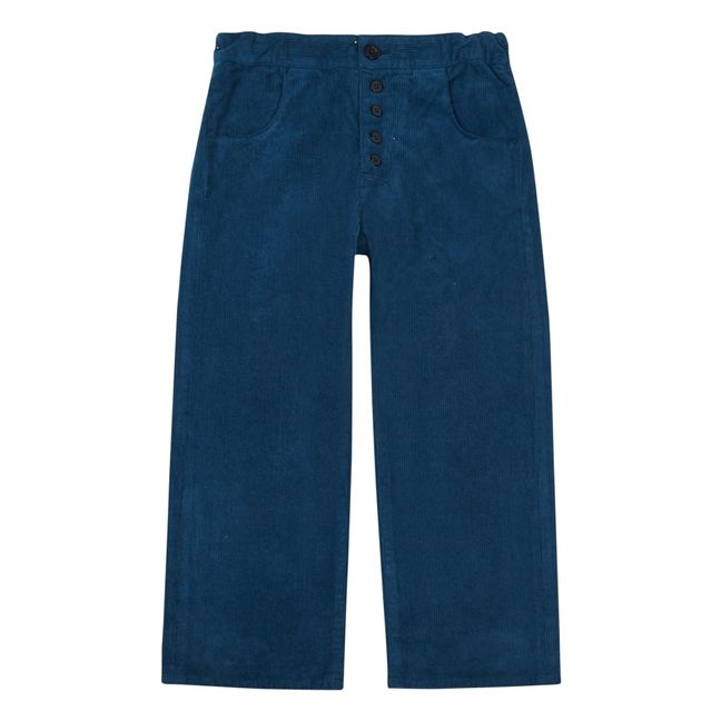 Pantalon Velours Côtelé Erodium | Azul Marino