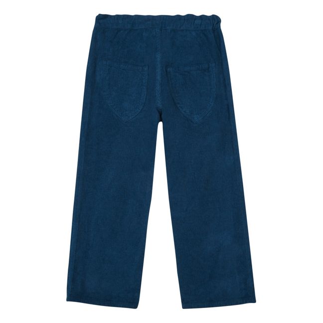Pantalon Velours Côtelé Erodium | Blu marino
