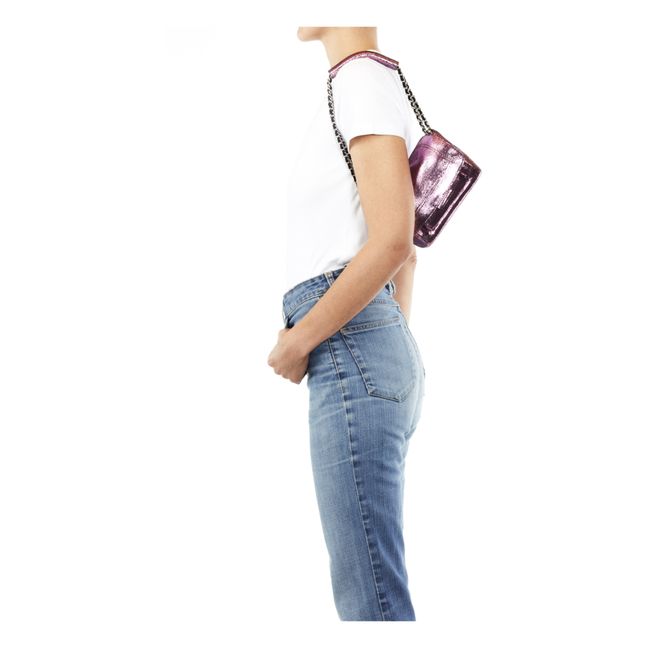Tasche Lulu S Ziege meliert | Rosa