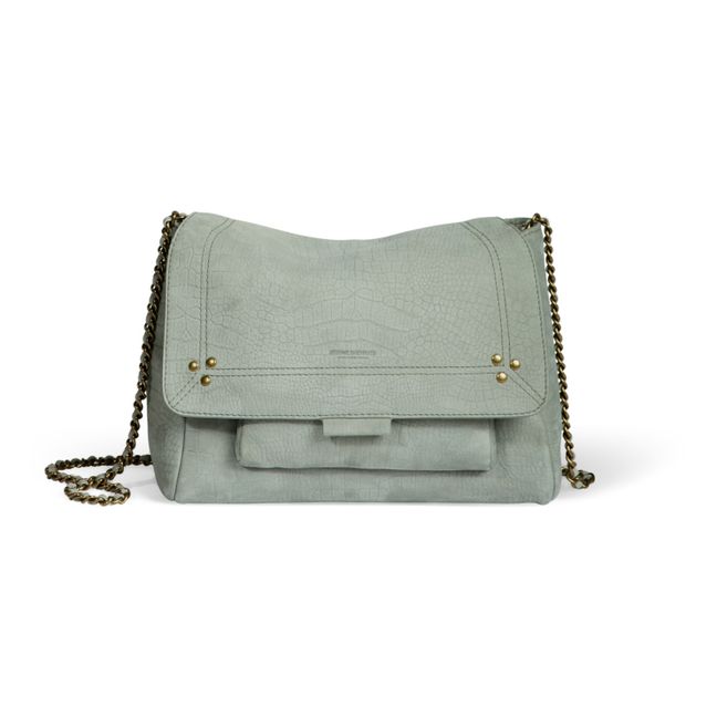 Tasche Lulu M Stier Krokodil | Mandelgrün