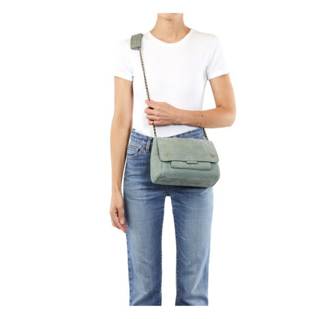 Tasche Lulu M Stier Krokodil | Mandelgrün