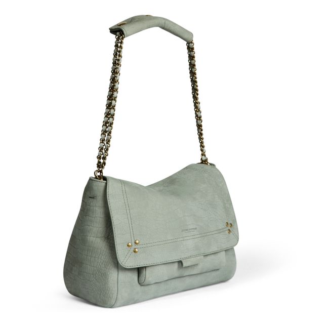 Tasche Lulu M Stier Krokodil | Mandelgrün