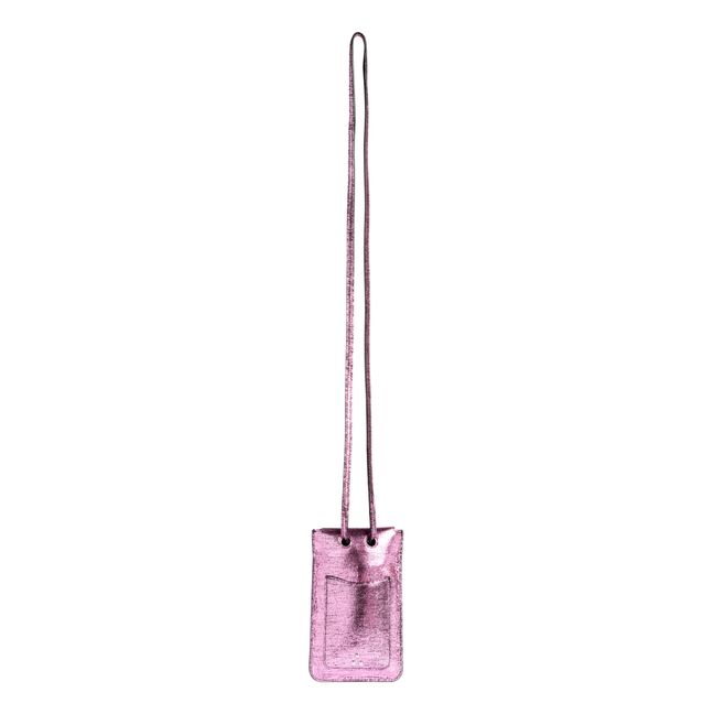 Handytasche Ziege lamiert | Rosa