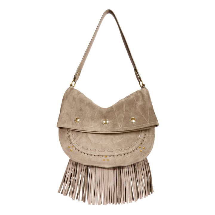 Jerry Calfskin Leather Handbag - M | Beige- Immagine del prodotto n°0
