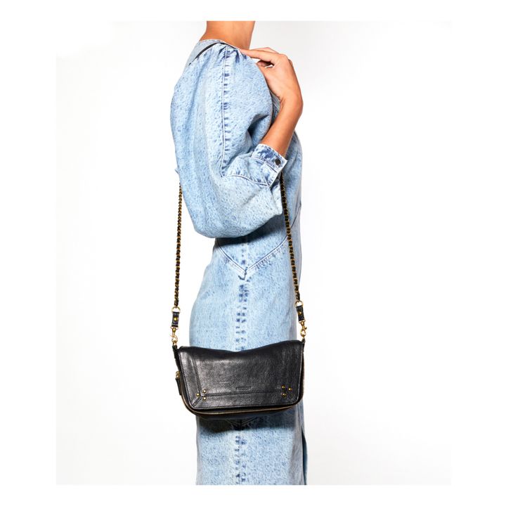 Bobi Goatskin Leather Handbag - S | Negro- Imagen del producto n°2