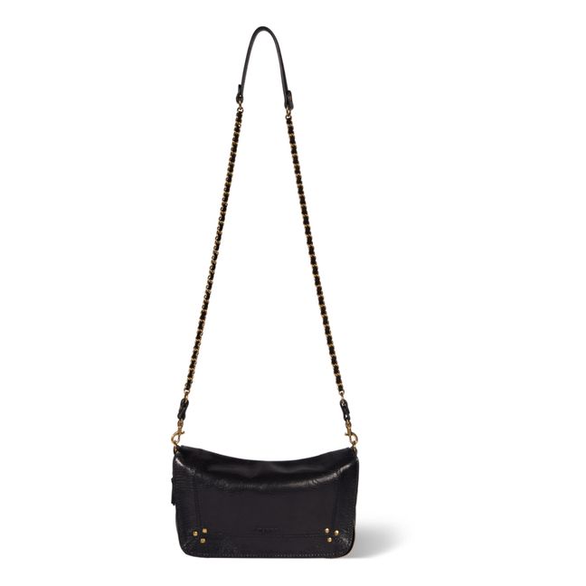 Bobi Goatskin Leather Handbag - S | Black