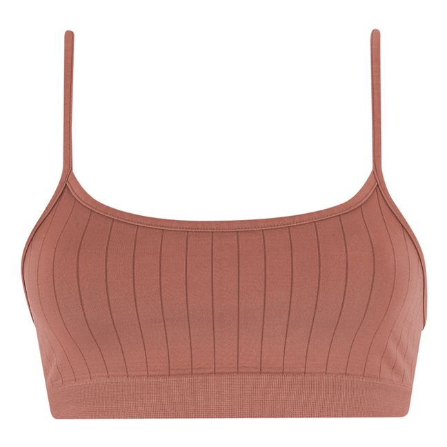 Brassière Multifonctionnelle Sincere Flat Rib | Bois de rose