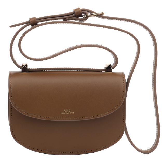 Genève Mini Smooth Leather Bag | Capuccino