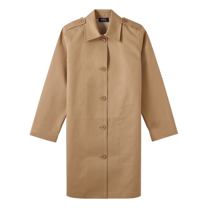 Justine Coat | Beige- Product image n°0