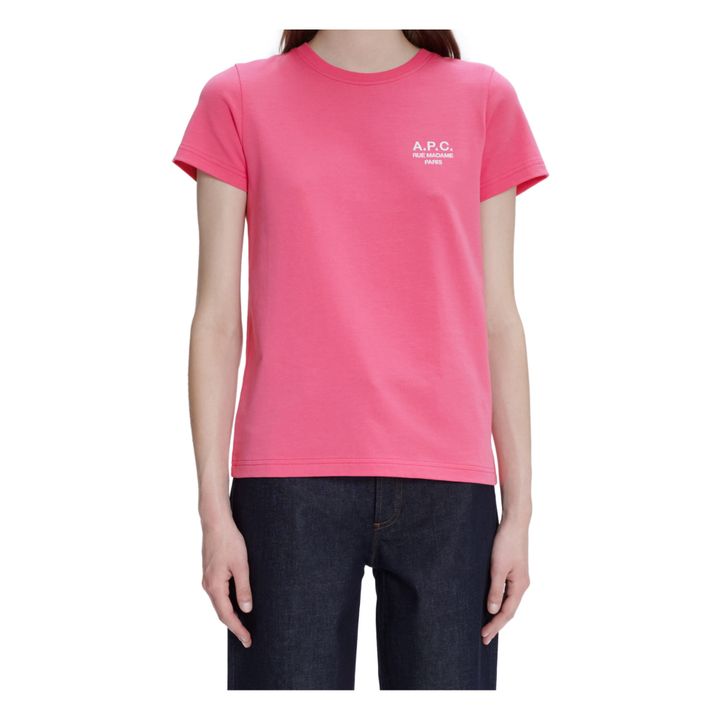T-shirt New Denise in cotone organico | Rosa- Immagine del prodotto n°2