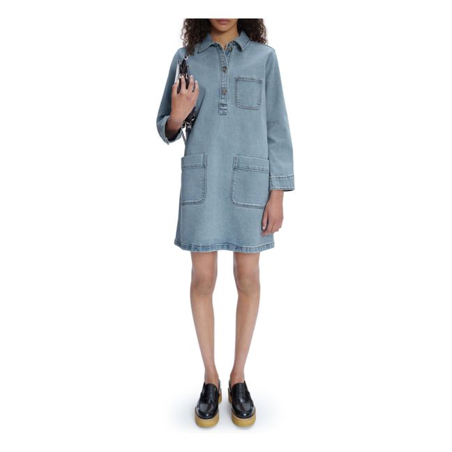 Aurelia Dress | Azul índigo