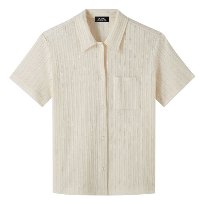 Marine Short Sleeve Shirt | Bianco