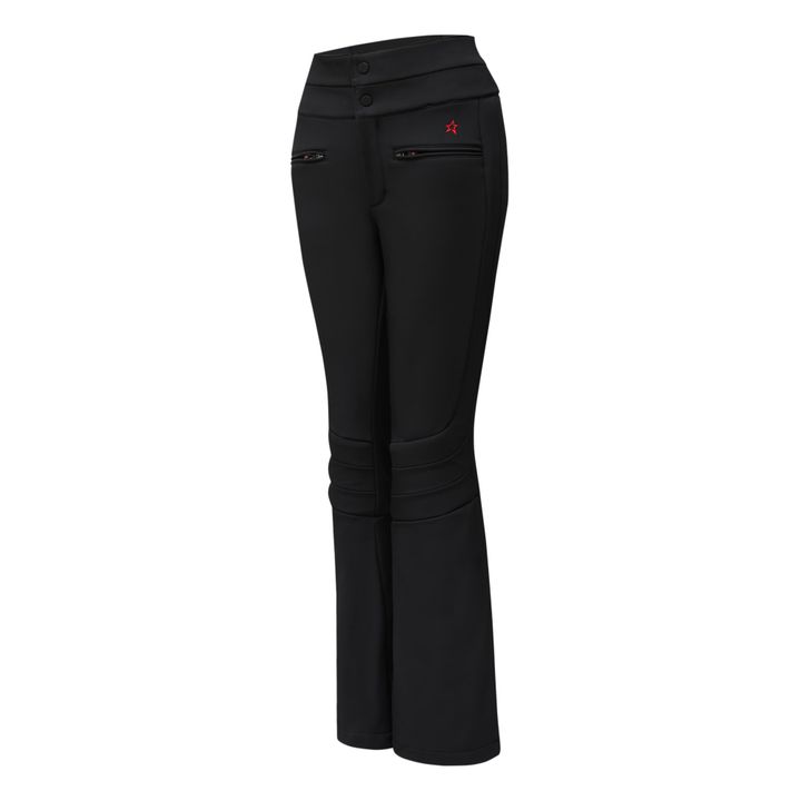 Aurora High-Waisted Flare Ski Trousers | Negro- Imagen del producto n°0