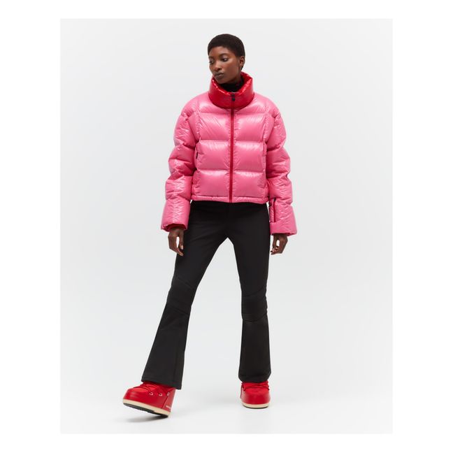 Pantalones de esquí de cintura alta Aurora Flare | Negro