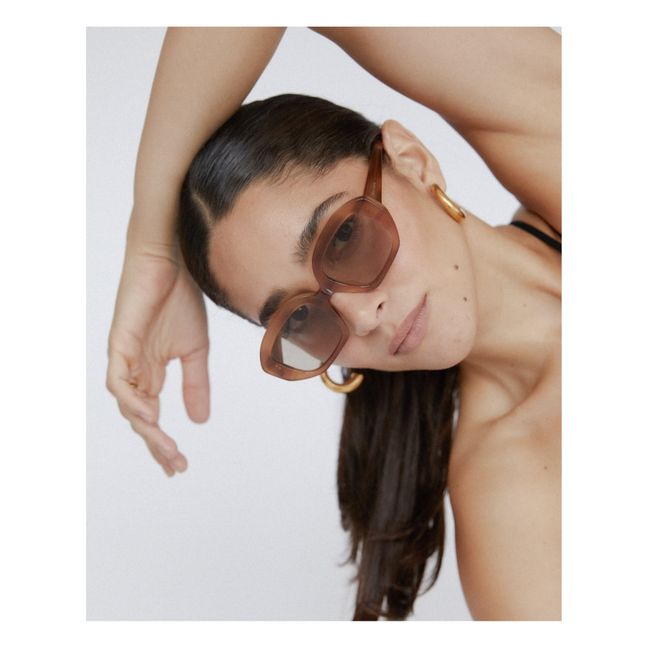 Lunettes de Soleil Motel Musa | Marron clair 