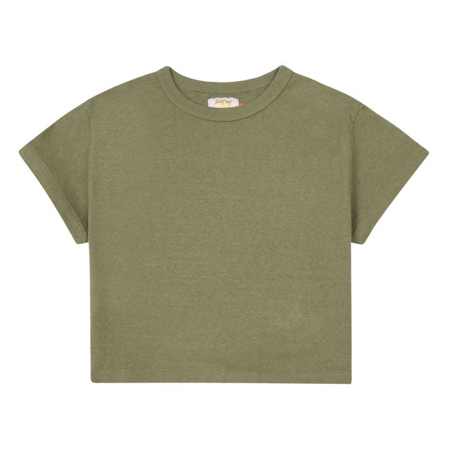 T-shirt HI'AKA | Verde militare