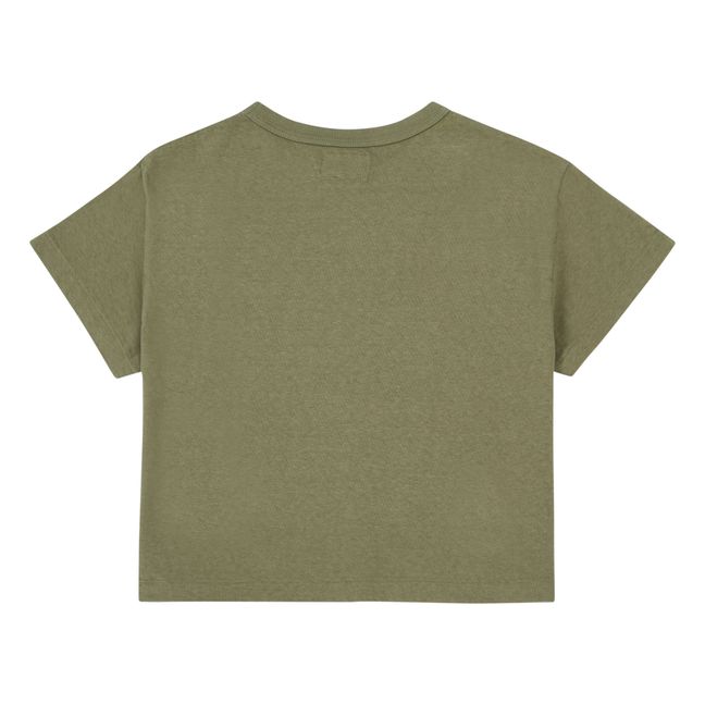 Camiseta de mujer HI'AKA | Verde Kaki
