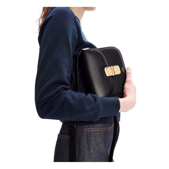 Tasche Mini Grace Glattleder | Schwarz