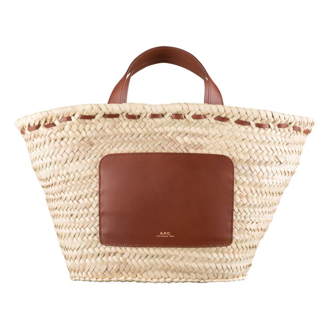 Borsa di paglia Zoe, piccola  | Nocciola