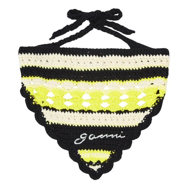 Organic Cotton Crochet Bandana | Giallo