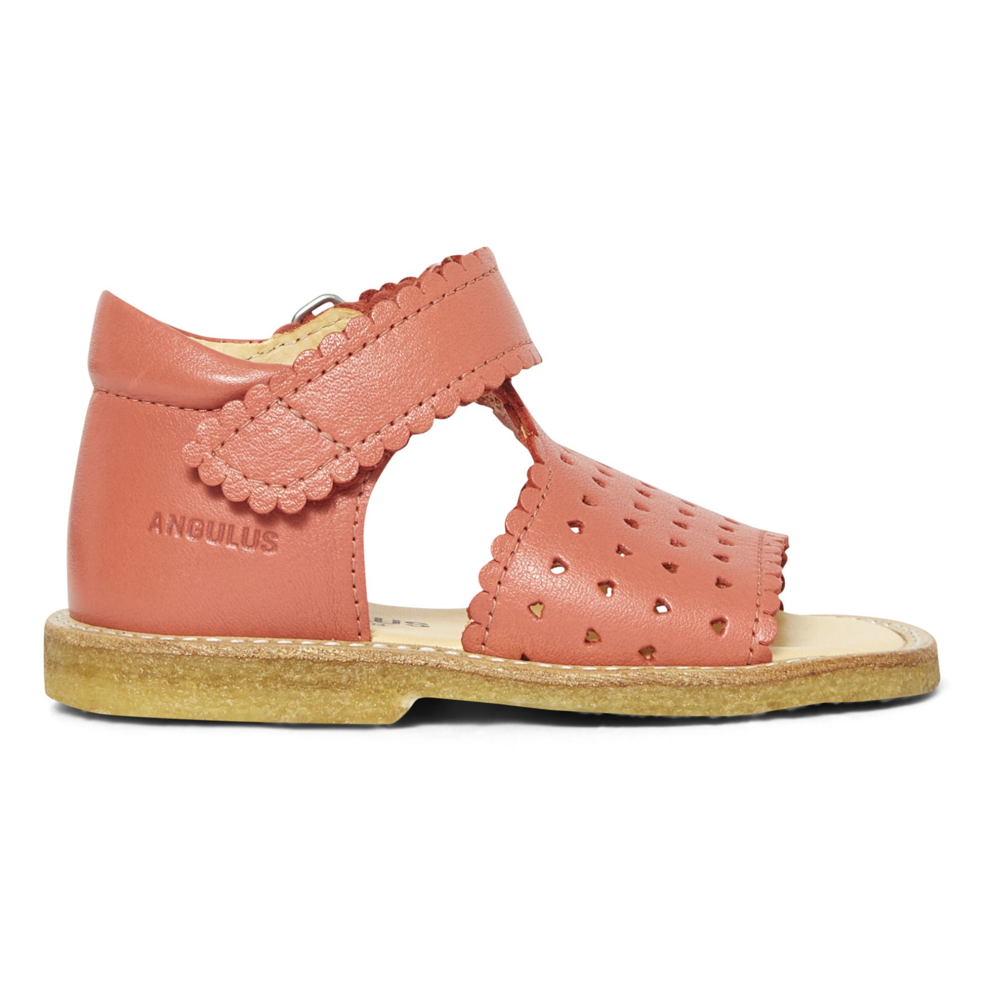 Isolere surfing konsol Angulus - Velcro Sandals - Coral | Smallable