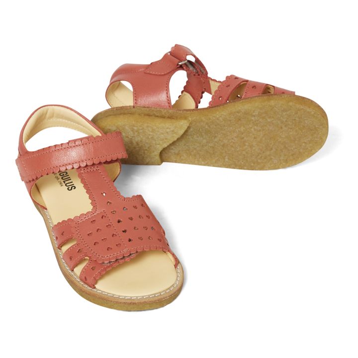 Double Velcro Sandals | Korallenfarben- Produktbild Nr. 1
