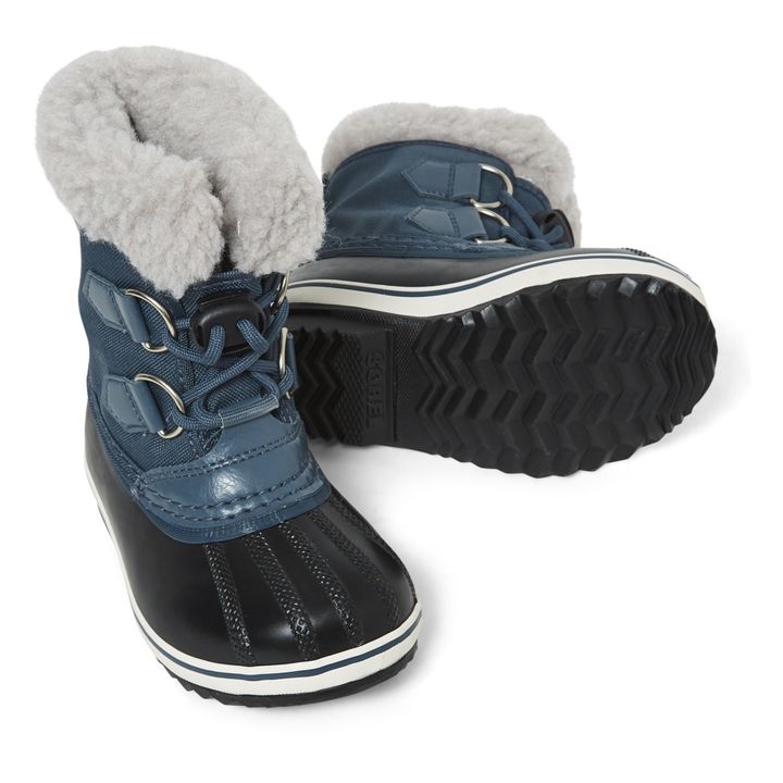 Yoot Pac Nylon Fur-Lined Boots | Azul Marino- Imagen del producto n°1