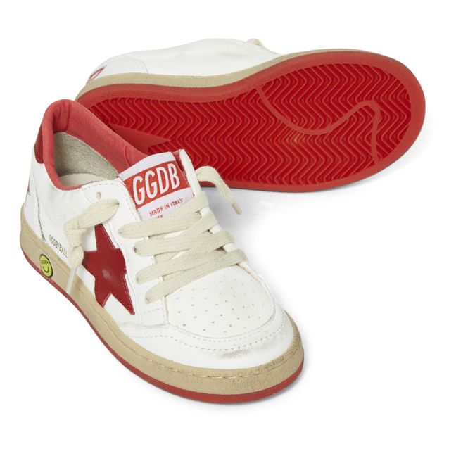 Baskets Lacets Ballstar | Rouge