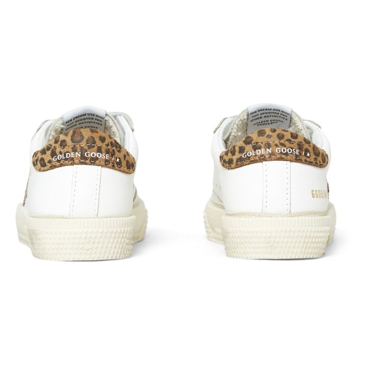 May School Leopard Print Velcro Sneakers | Camel- Imagen del producto n°2