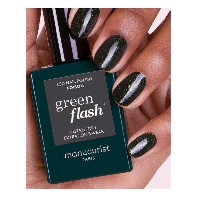 Green Flash Semi-Permanent Nail Polish - 15 ml