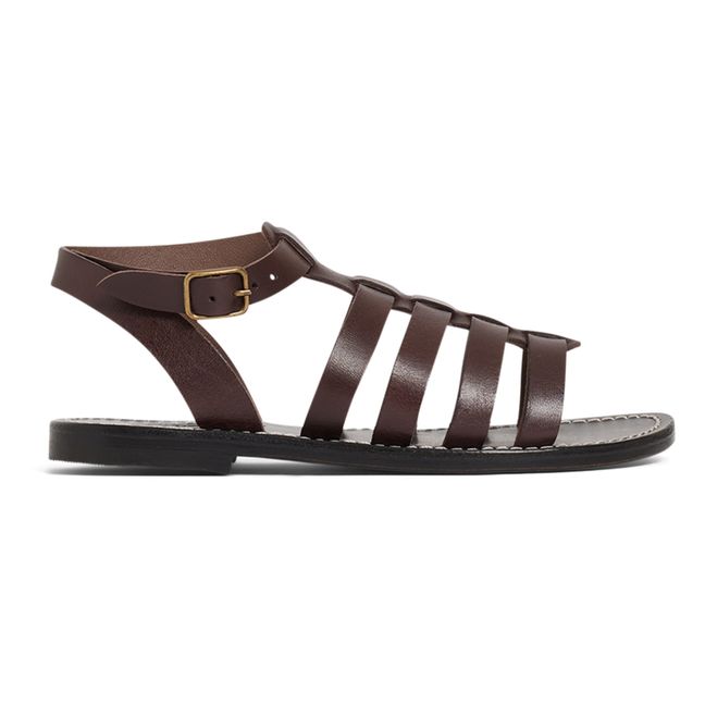 Frama Leather Sandals | Chocolate