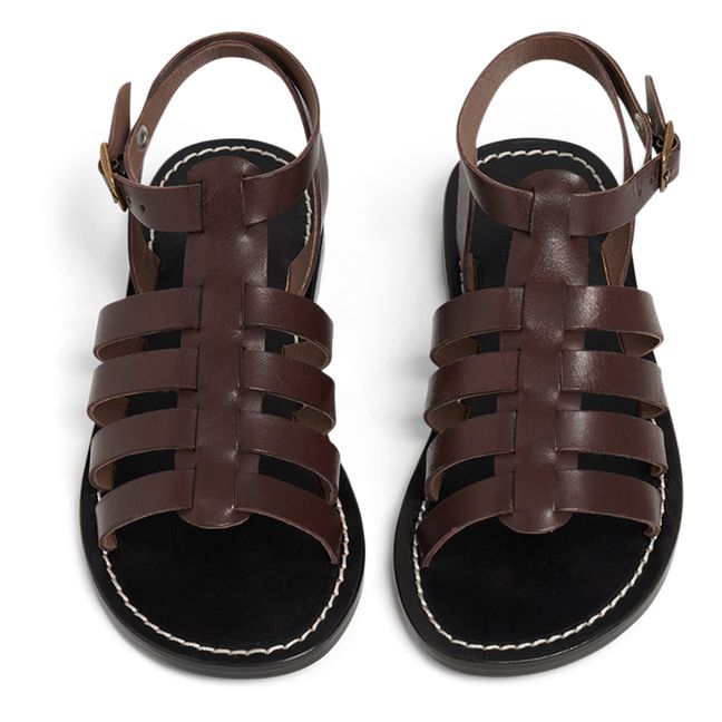 Frama Leather Sandals | Chocolate