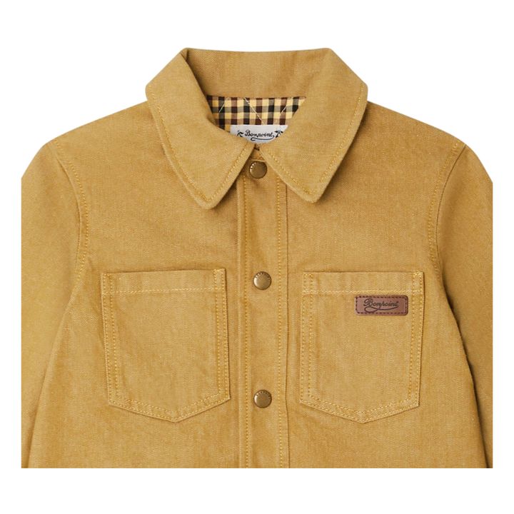 Surchemise Denim Aurele | Ocre- Image produit n°1
